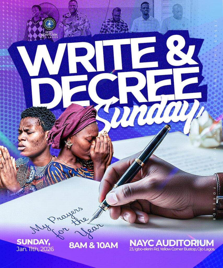 SUS11012026 WRITE AND DECREE SUNDAY 2