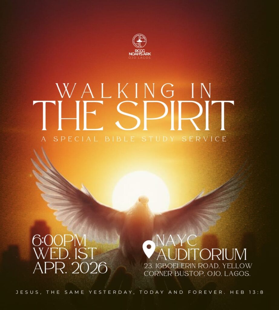 SBSS01042026 WALKING IN THE SPIRIT (THE STRATEGY FOR A SEAMLESS LIFE)