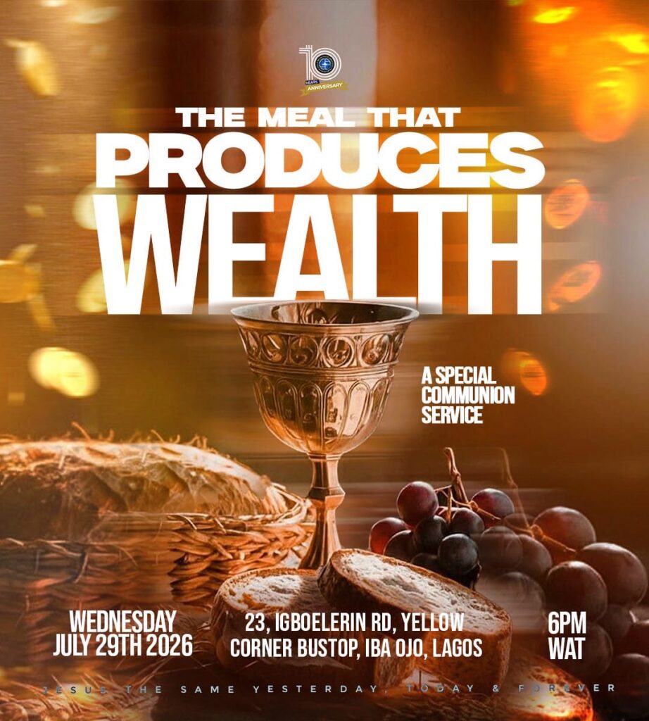 SCS29072026 THE MEAL THAT PRODUCES WEALTH